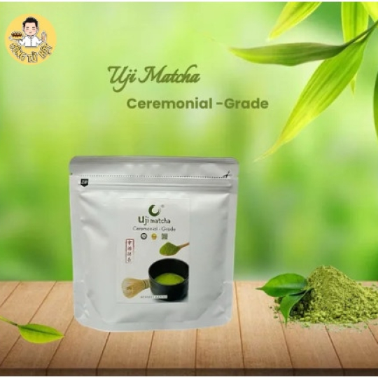 UJI BỘT MATCHA CEREMONIAL GRADE MÙA XUÂN 100G (100/THÙNG)