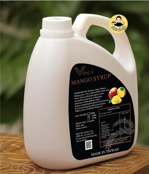 WINGS SYRUP XOÀI 2.5KG (6/THÙNG)