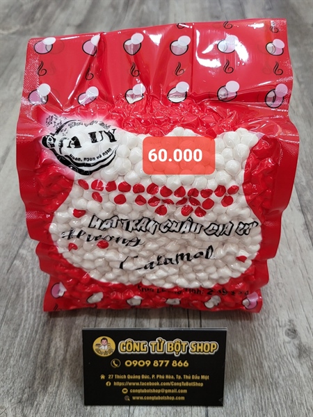 GIA UY TRÂN CHÂU TRẮNG HƯƠNG CARAMEL 2KG