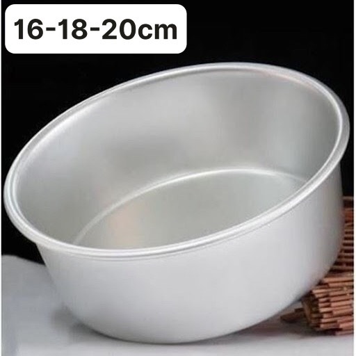 KHUÔN TRÒN NHÔM XỊN ĐẾ LIỀN M7 18CM