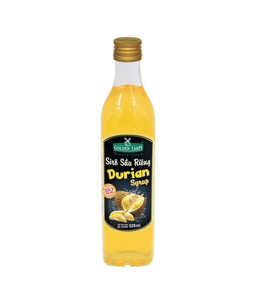 GOLDEN FARM SYRUP SẦU RIÊNG 520ML (12/THÙNG)