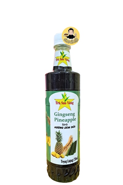 SAO VÀNG SYRUP SÂM DỨA 730ML