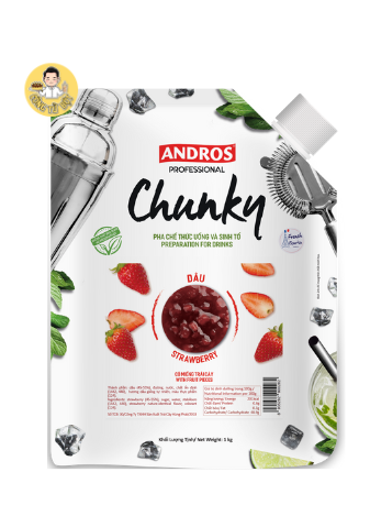 CHUNKY TÚI SINH TỐ DÂU 1KG (8/THÙNG)