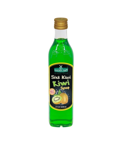 GOLDEN FARM SYRUP KIWI 520ML (12/THÙNG)