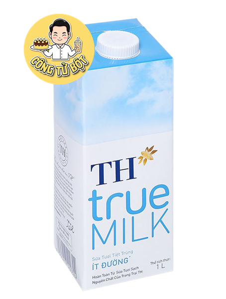 TH TRUE MILK SỮA TƯƠI ÍT ĐƯỜNG 1L (12/THÙNG)