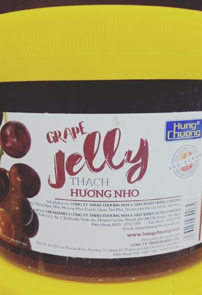 HÙNG CHƯƠNG THẠCH NHO 2.2KG (6/THÙNG)