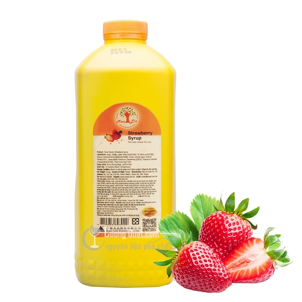 MAULIN SYRUP DÂU 2.5KG (6/THÙNG)
