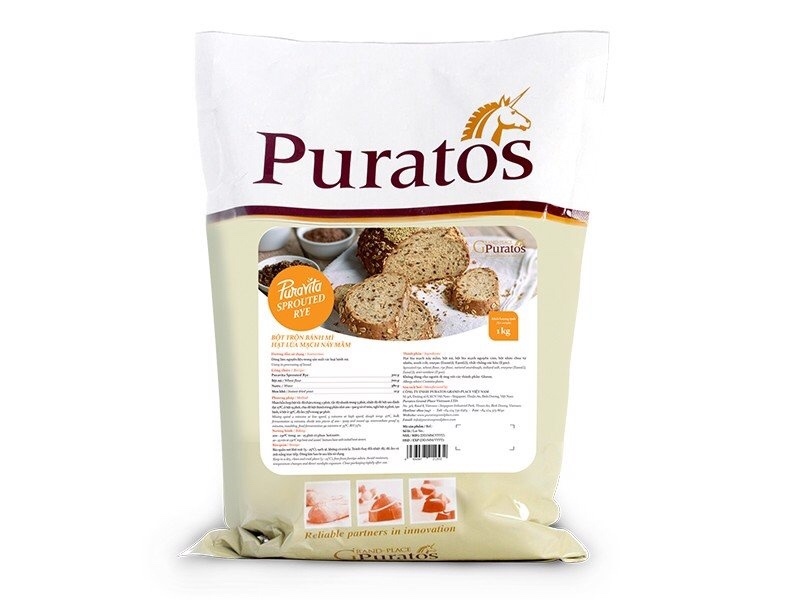 PURATOS BỘT TRỘN BÁNH MÌ HẠT LÚA MẠCH NẢY MẦM 1KG