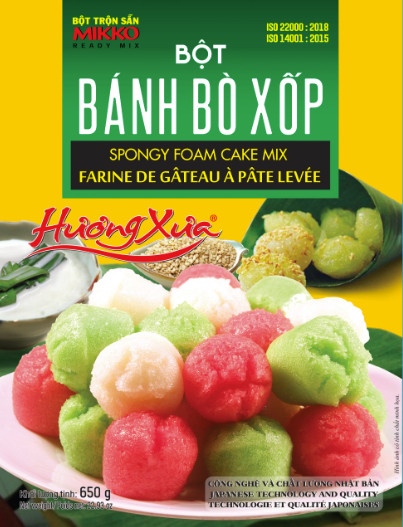 MIKKO BỘT BÁNH BÒ XỐP HƯƠNG XƯA 650G