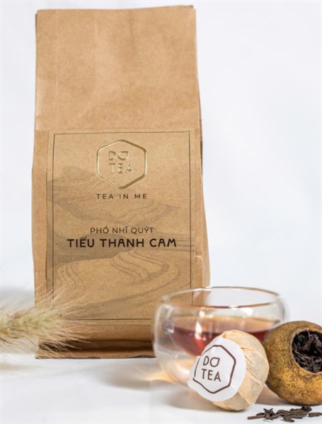 DOTEA TRÀ PHỔ NHĨ QUÝT TIỂU THANH CAM 100G