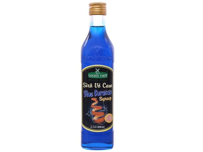 GOLDEN FARM SYRUP VỎ CAM 520ML (12/THÙNG)