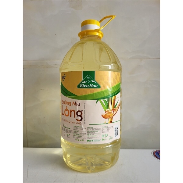 BIÊN HOÀ ĐƯỜNG MÍA LỎNG CAN 4.8L (4/THÙNG)