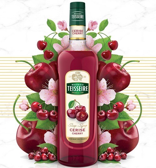 TEISSEIRE SYRUP CHERRY 700ML (6/THÙNG)