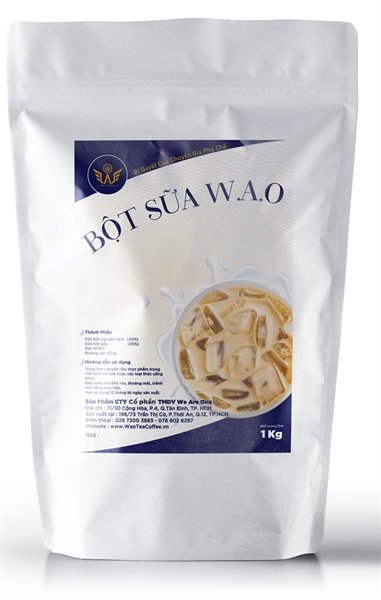 WAO BỘT SỮA 1KG (25/THÙNG)