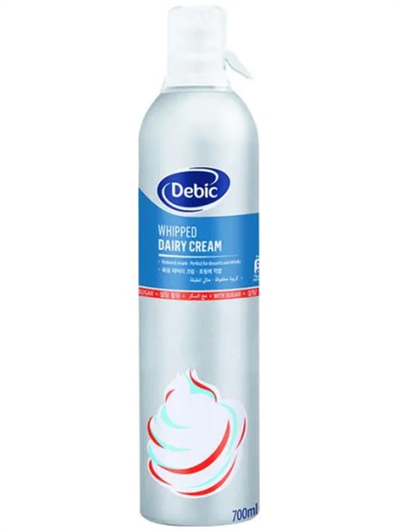 DEBIC WHIPPED DAIRY CREAM - KEM DẠNG XỊT 700ML