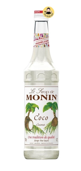 MONIN SYRUP DỪA 700ML (6/THÙNG)