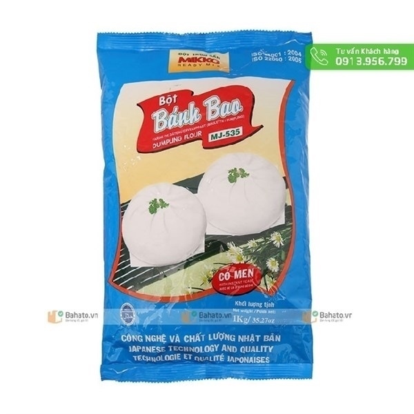 MIKKO BỘT BÁNH BAO 1KG (15/THÙNG)