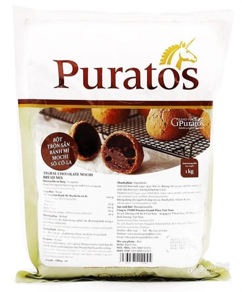 PURATOS BỘT TRỘN SẴN BÁNH MÌ MOCHI SOCOLA 1KG