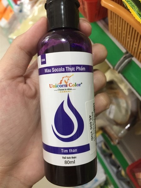 MÀU DẦU PHA SOCOLA UNICORN 80ML THÍM THAN