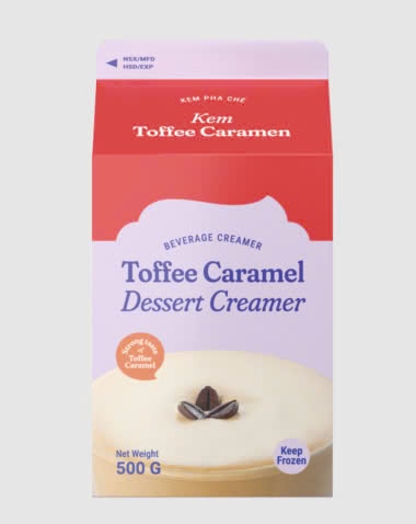 TÂN NHẤT HƯƠNG KEM PHA CHẾ TOFFEE CARAMEN 500G