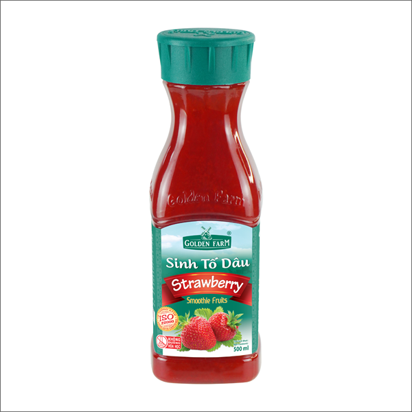 GOLDEN FARM SINH TỐ DÂU TÂY 500ML (24/THÙNG)