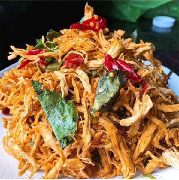KHÔ GÀ LÁ CHANH CHIẾT LẺ 500G