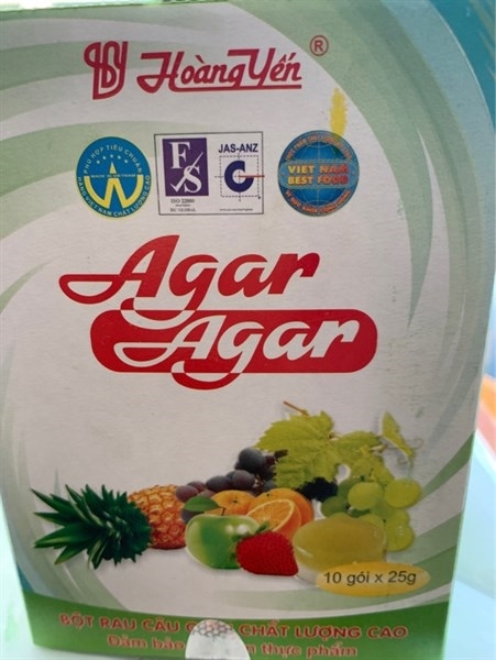 HOÀNG YẾN BỘT RAU CÂU GIÒN (10GÓI/HỘP - 24HỘP/THÙNG)