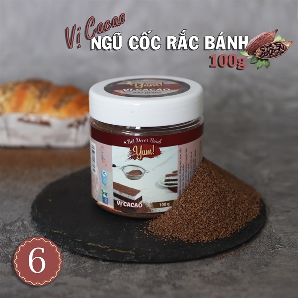 BỘT DECOR VỊ CACAO 100G