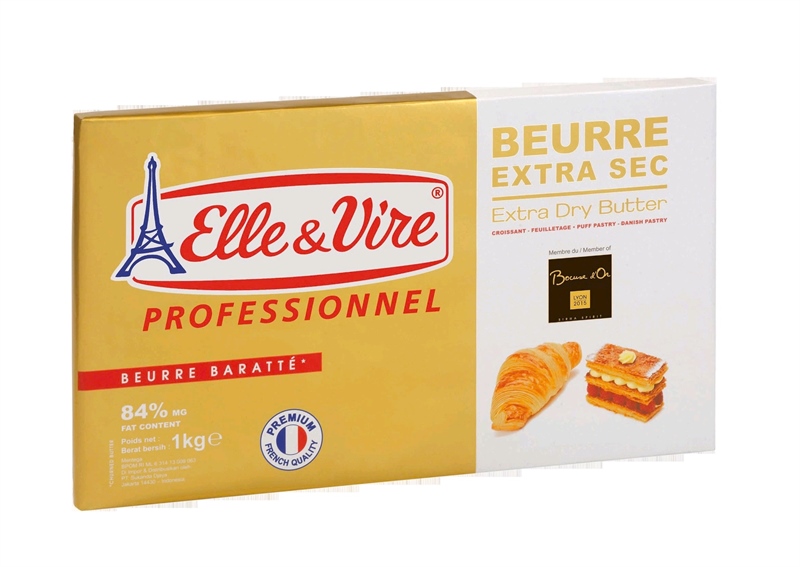 ELLE VIRE BƠ CÁN LỚP 84% BÉO 1KG (10/THÙNG)