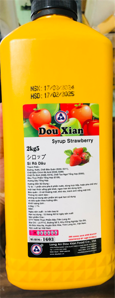 DOUXIAN SYRUP HOÀNG KIM DÂU MH:1603 CAN VUÔNG 2.5KG (6/THÙNG)