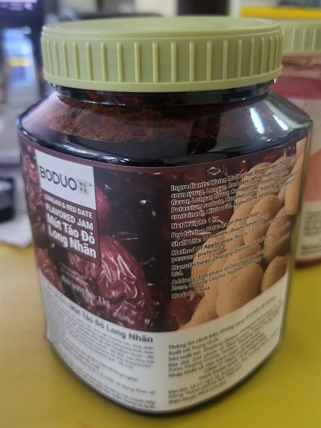 BODUO MỨT LONG NHÃN TÁO ĐỎ 1KG