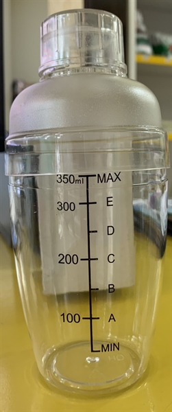 BÌNH LẮC MICA 350ML