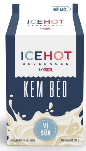 ICE HOT KEM BÉO VỊ SỮA 454G (24/THÙNG)