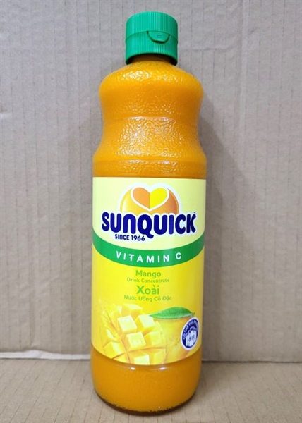 SUNQUICK NƯỚC ÉP XOÀI CÔ ĐẶC 800ML