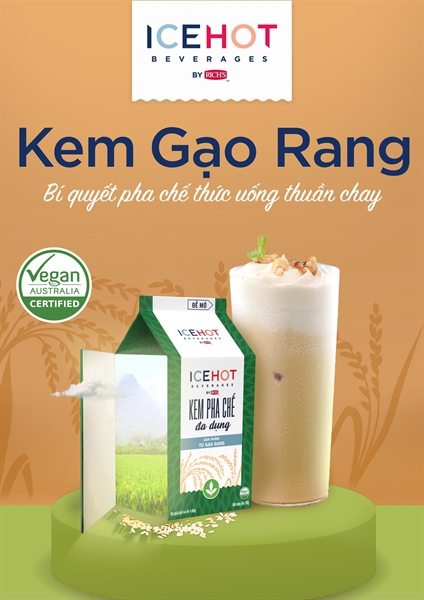 KEM PHA CHẾ GẠO RANG ICE HOT 500G