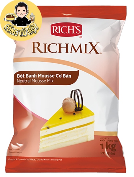 RICH'S BỘT BÁNH MOUSSE CƠ BẢN 1KG