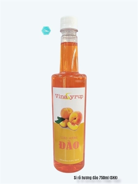 VINA SYRUP ĐÀO 750ML (12/THÙNG)