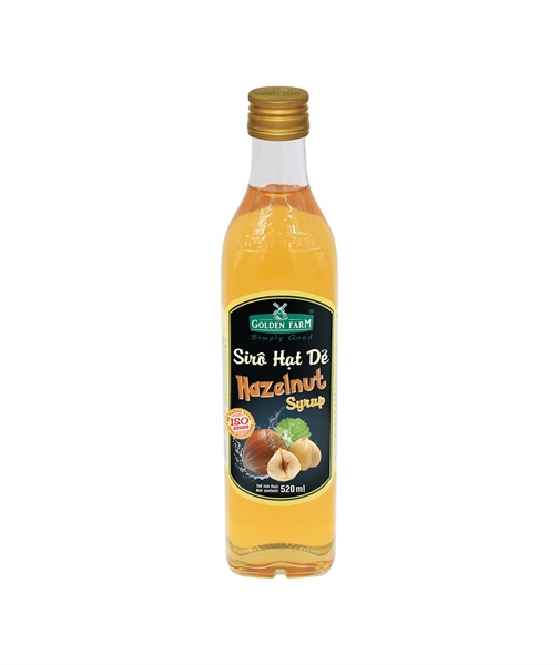 GOLDEN FARM SYRUP HẠT DẺ 520ML (12/THÙNG)