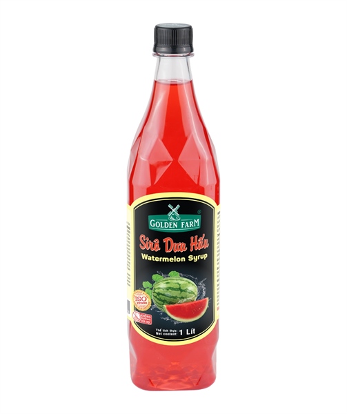 GOLDEN FARM SYRUP DƯA HẤU 520ML (12/THÙNG)
