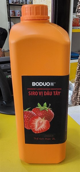 BODUO SYRUP DÂU 2L (8/THÙNG)