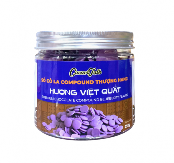 CACAO TALK SOCOLA COMPOUND NÚT ÁO HƯƠNG VIỆT QUẤT 250G