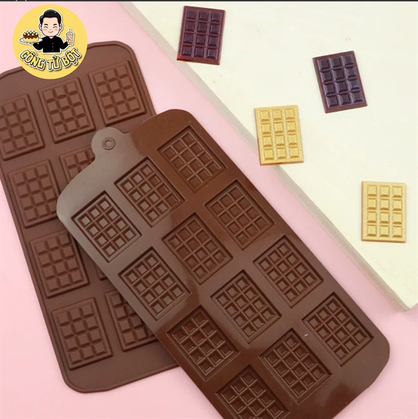 KHUÔN SILICON MIẾNG SOCOLA NHỎ 12 Ô