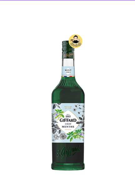 GIFFARD SYRUP BẠC HÀ XANH (MENTHE) 1L