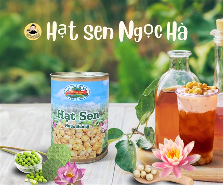 NGỌC HÀ HẠT SEN NƯỚC ĐƯỜNG 565G