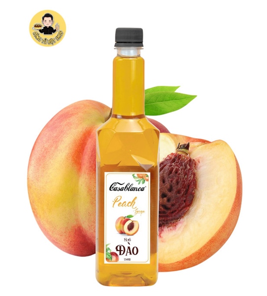 CASABLANCA SYRUP ĐÀO 750ML