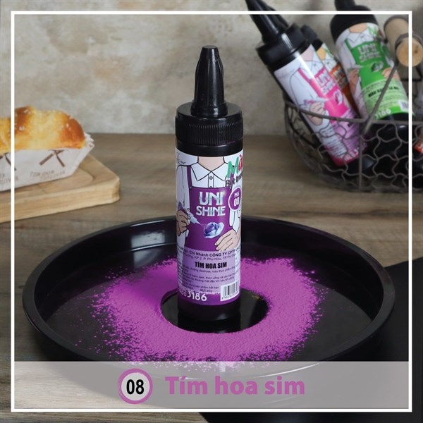 MÀU PHUN BỘT TÍM HOA SIM ĐT