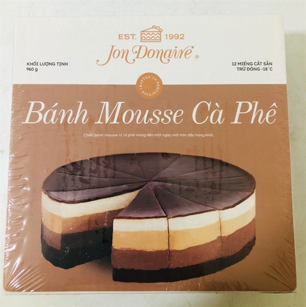 JON DONAIRE BÁNH MOUSSE CÀ PHÊ 960G