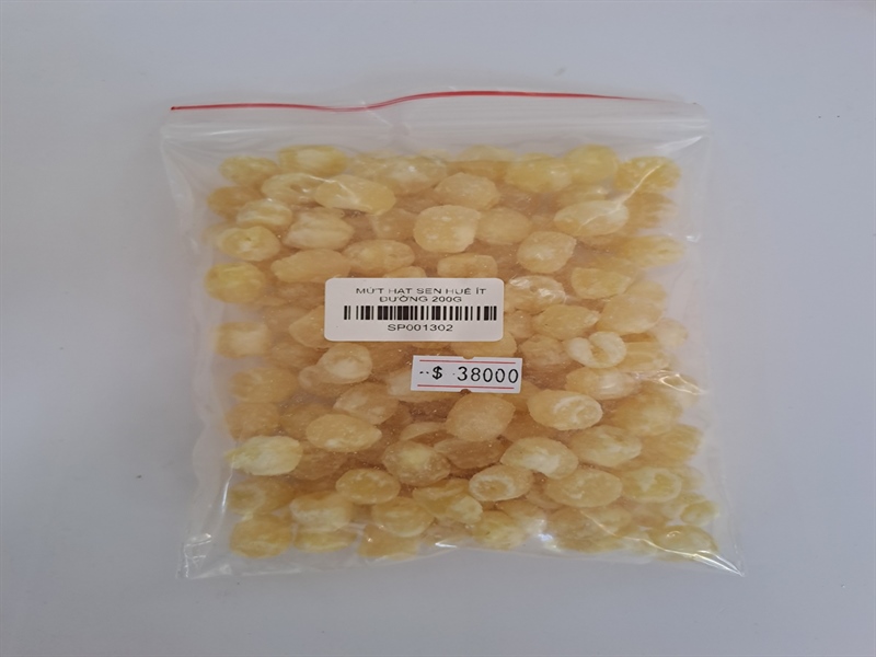 MỨT HẠT SEN HUẾ ÍT ĐƯỜNG 200G