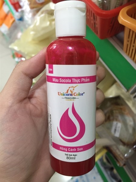 MÀU DẦU PHA SOCOLA UNICORN 80ML HỒNG CÁNH SEN