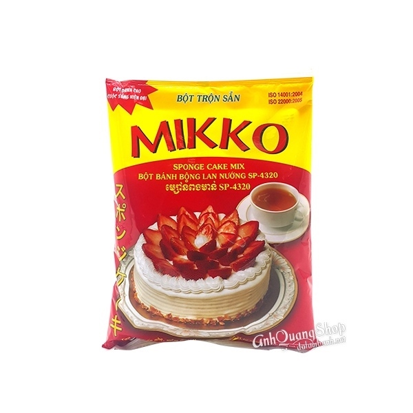 MIKKO BỘT BÁNH BÔNG LAN 1KG (20/THÙNG)